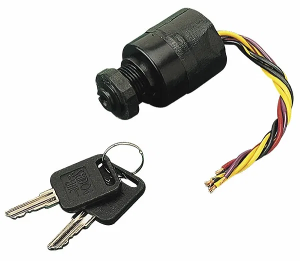 420383-1 – SEA DOG Ignition Switch, Magneto Style Off-Ignition-Start-Choke Function With 6 Wire Terminal Electrical C...